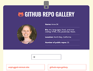 GitHub Repository Gallery